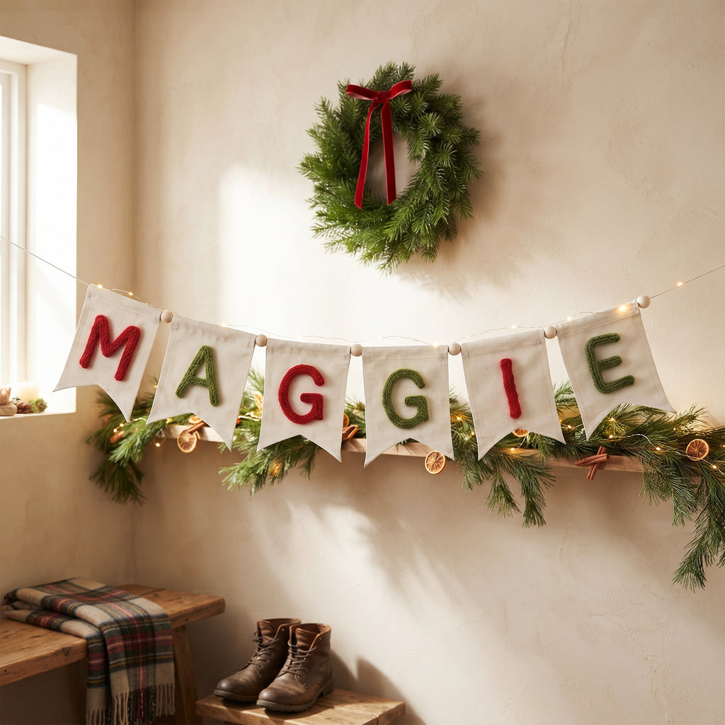 Christmas Name Banner