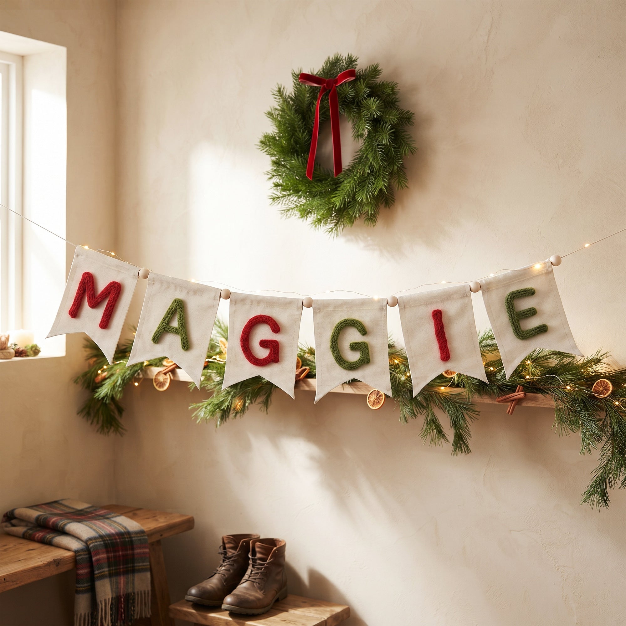 Christmas Name Banner