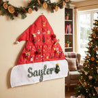 Personalized Santa Hat Advent Calendar