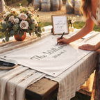 Yarn Name Guest Book with Wedding Date