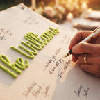 Custom Wedding Sign-In Banner