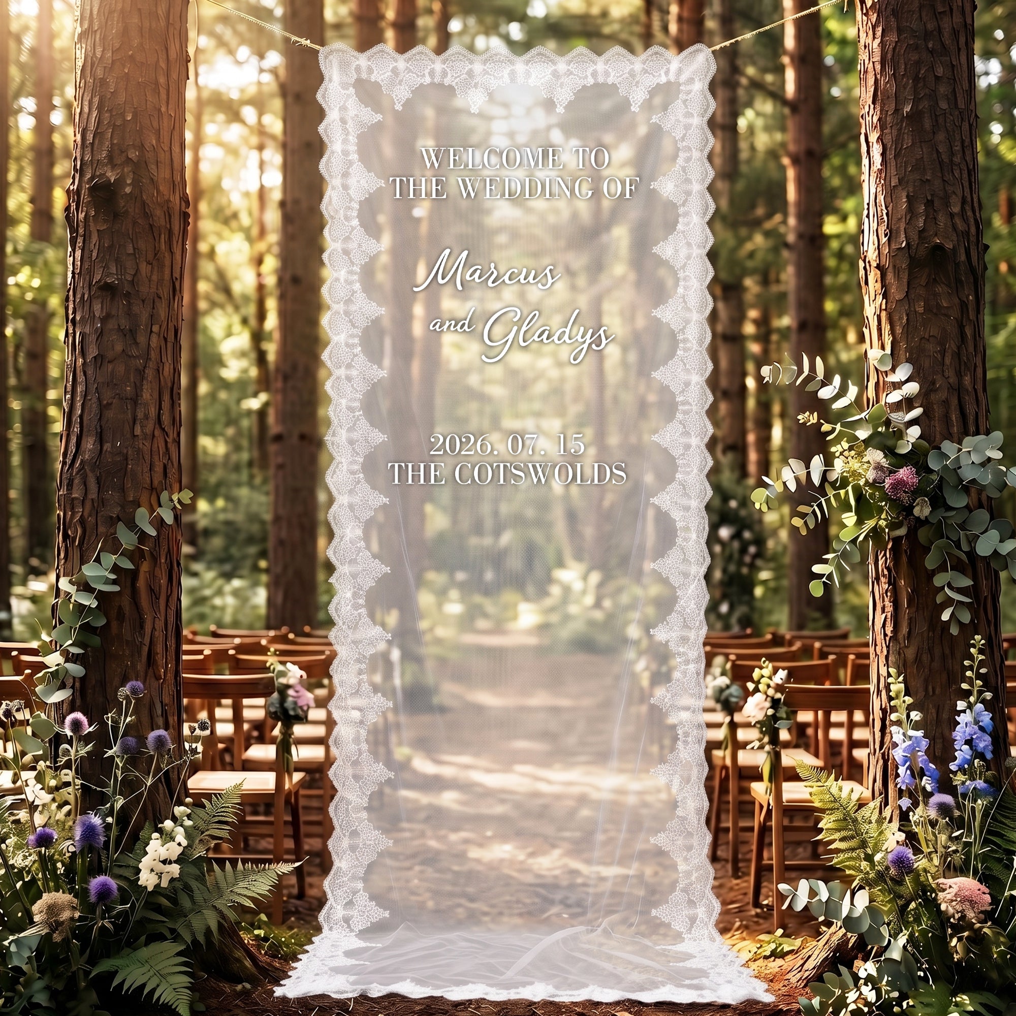 wedding sign