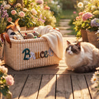 Personalized Dog Toy Basket