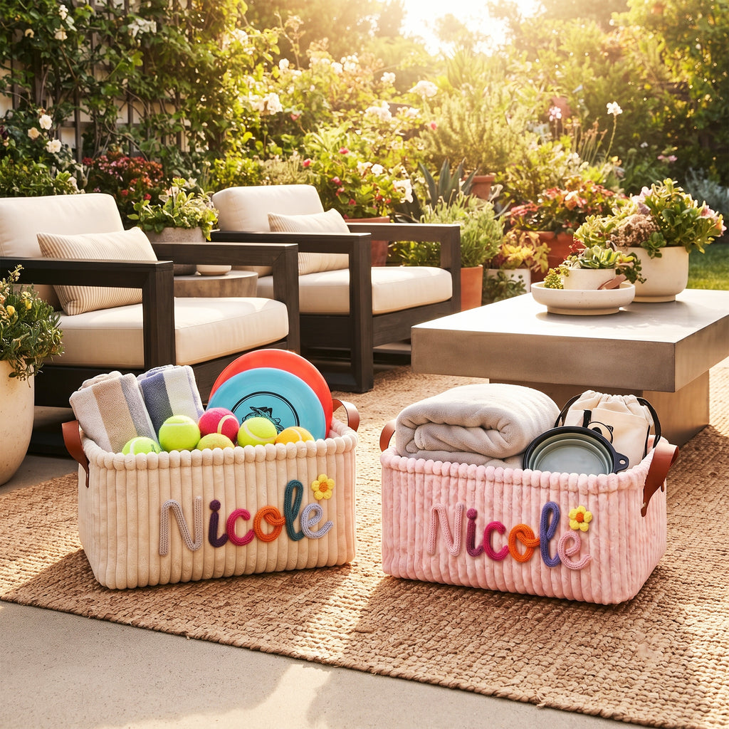Custom Pet Toy Storage Basket