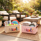 Custom Pet Toy Storage Basket