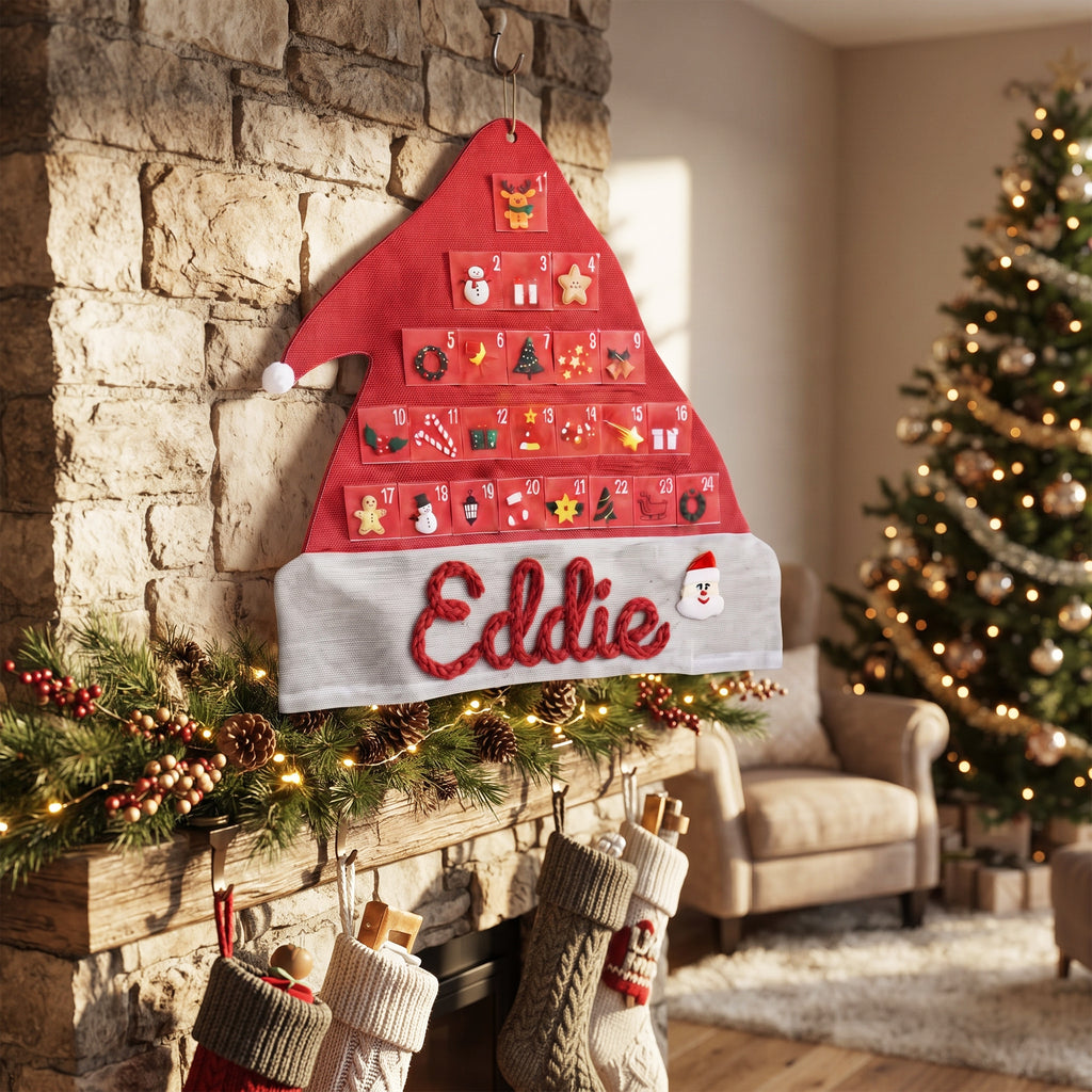 Personalized Fabric Advent Calendar with Pockets