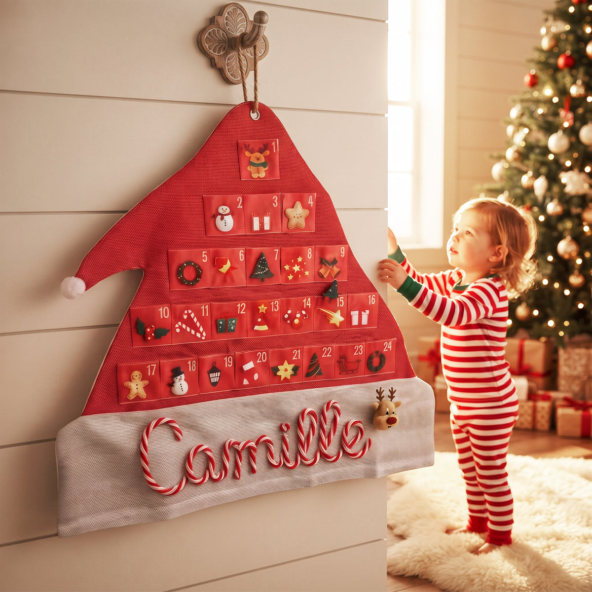 Personalized Advent Calendar with Yarn Name
